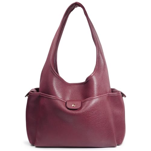 Soft Faux Leather Hobo Bag for Women, Large Multi-Pocket Shoulder Purse product image