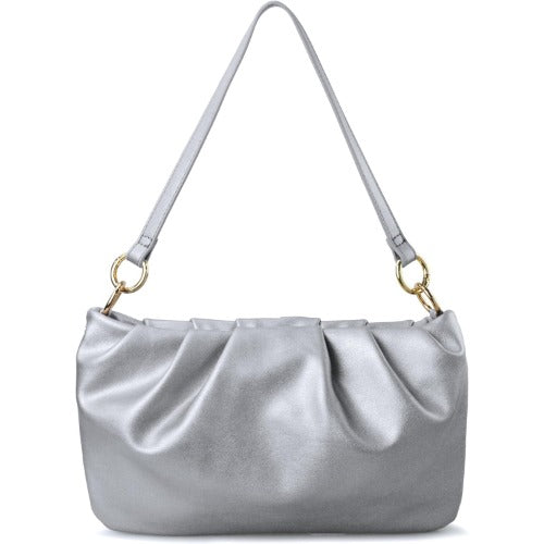 Women Ruched Shoulder Handbag - Hoxis Bags