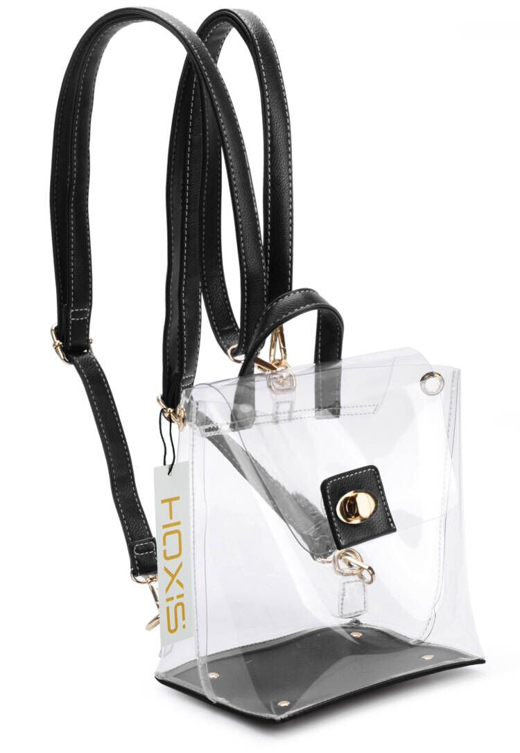 Multifunction Clear Backpack - Hoxis Bags