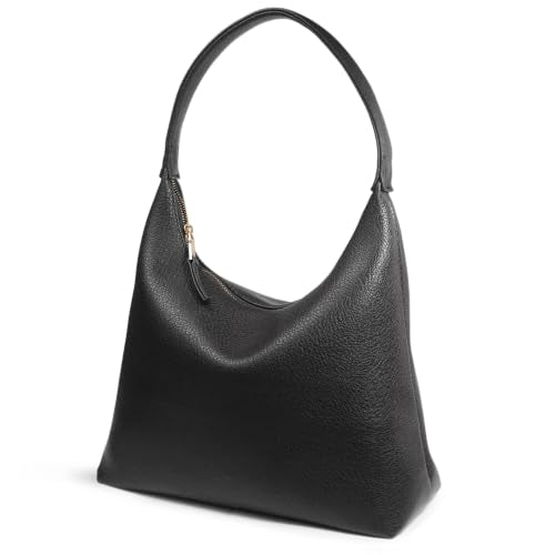 Women's Soft Vegan Leather Hobo Bag, Medium Slouchy Style
