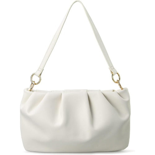 Women Ruched Shoulder Handbag - Hoxis Bags