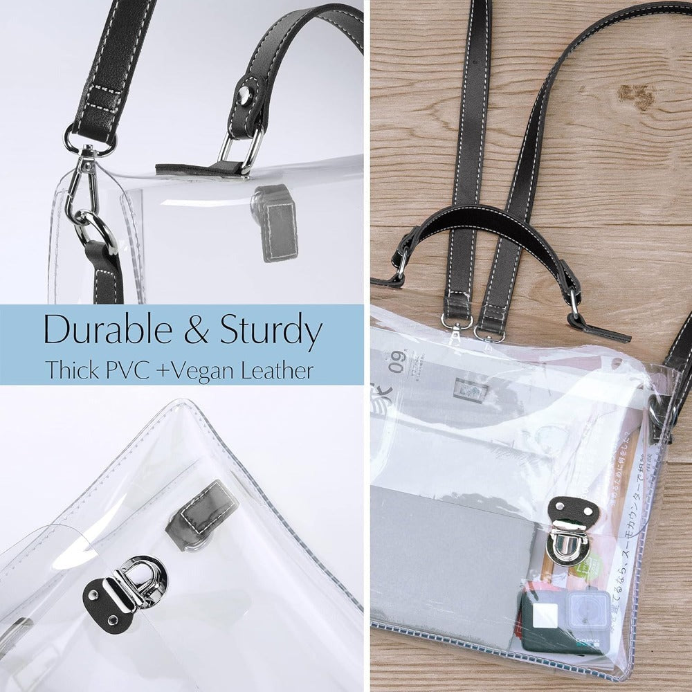 Clear PVC School Backpack - Hoxis Bags