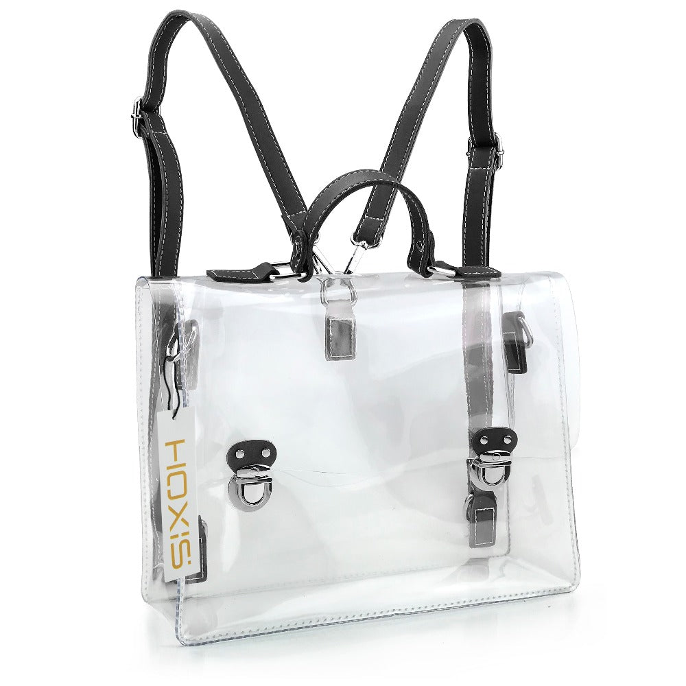 Clear PVC School Backpack - Hoxis Bags
