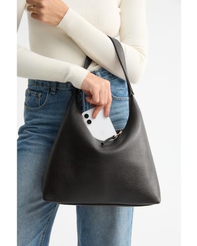 Women's Soft Vegan Leather Hobo Bag, Medium Slouchy Style product image