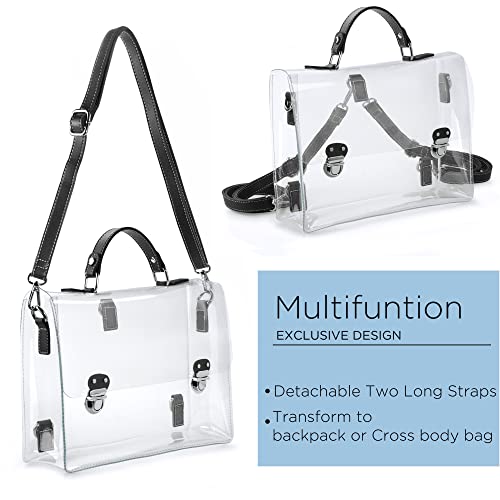 Convertible Clear PVC Backpack