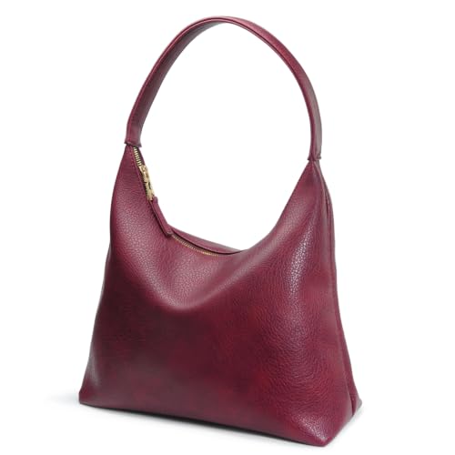 Women's Soft Vegan Leather Hobo Bag, Medium Slouchy Style product image