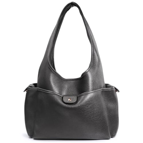 Soft Faux Leather Hobo Bag for Women, Large Multi-Pocket Shoulder Purse product image