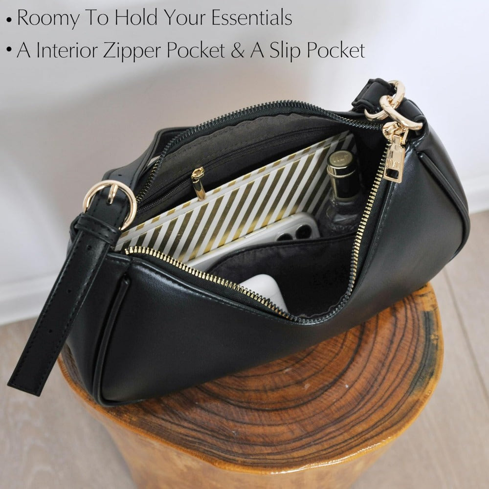 Women's Crescent Shoulder Bag - Hoxis Bags
