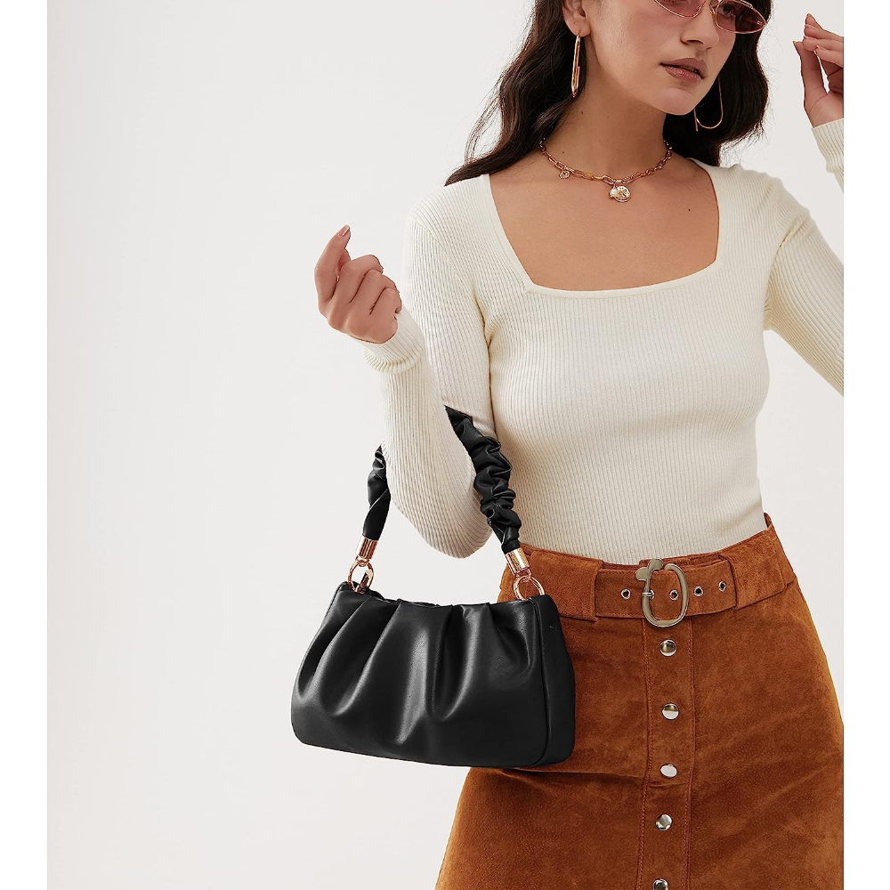 Cloud Pouch Bag Women Shoulder Handbag - Hoxis Bags