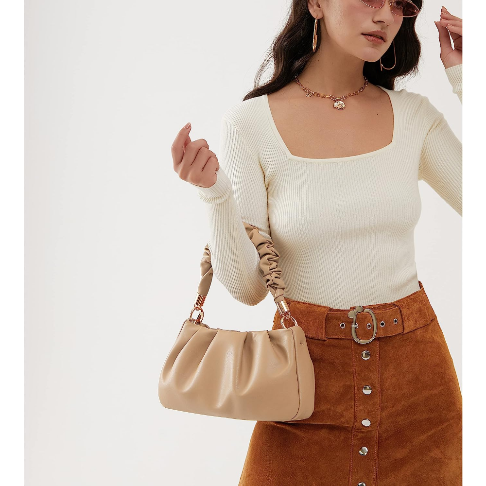Cloud Pouch Bag Women Shoulder Handbag - Hoxis Bags