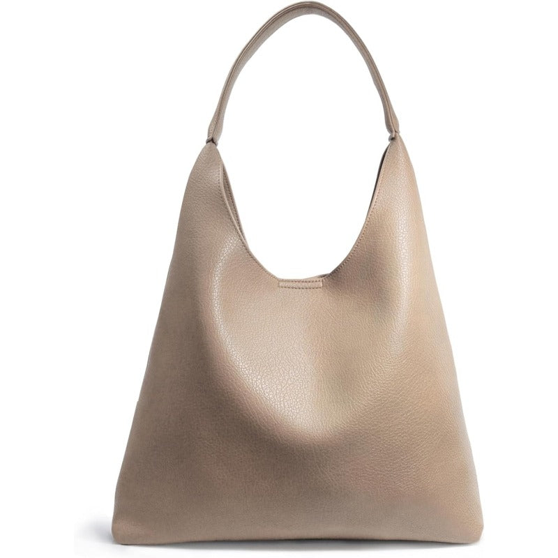 Soft Vegan Leather Hobo Bag for Women - Hoxis Bags