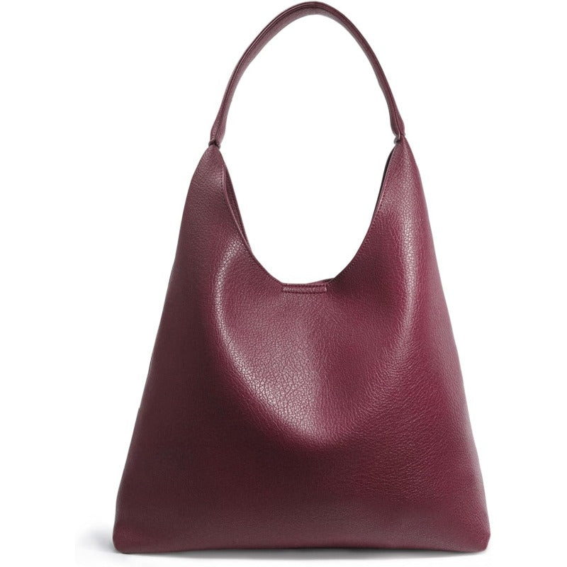 Soft Vegan Leather Hobo Bag for Women - Hoxis Bags