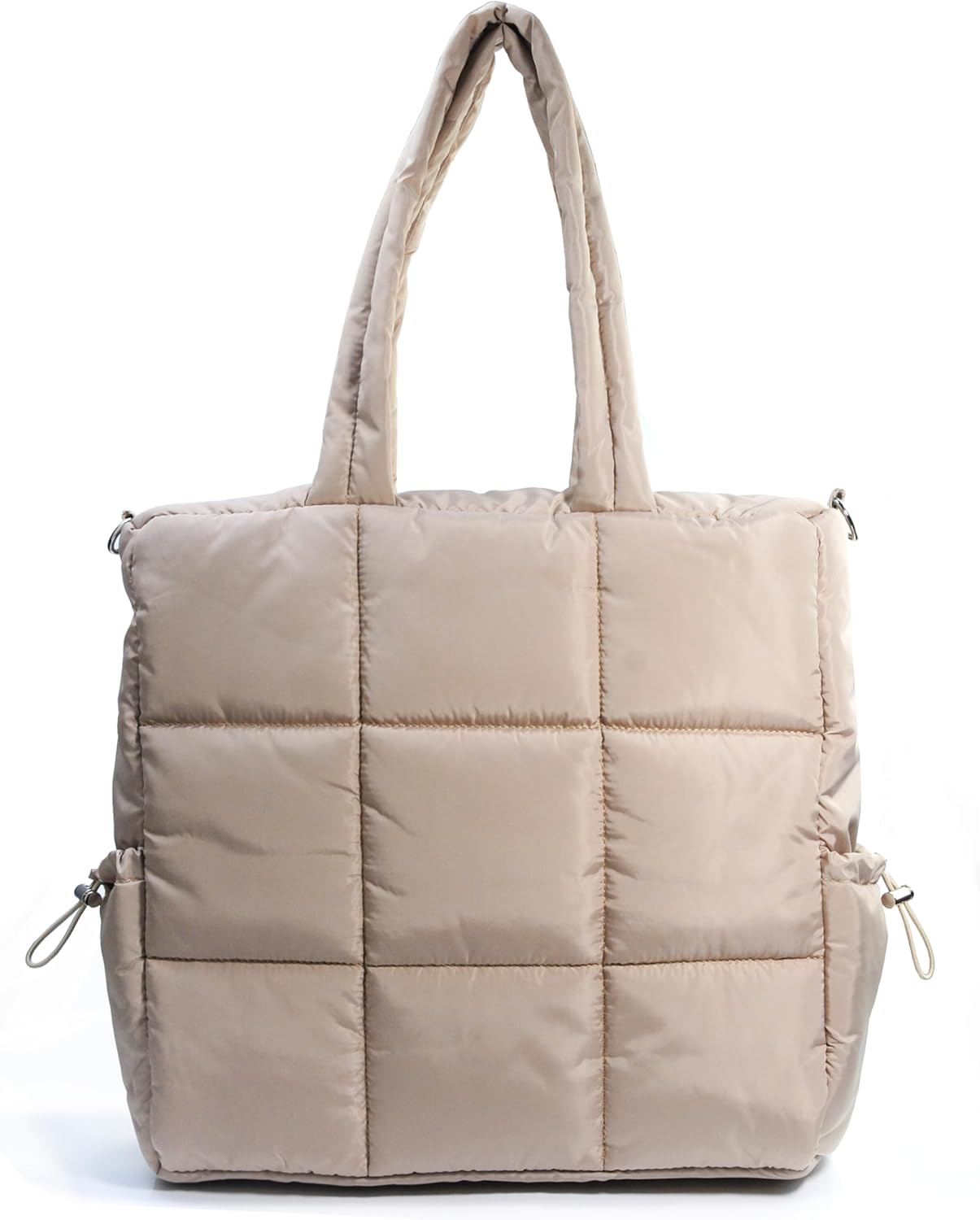Women's Puffer Quilted Tote Bag - Hoxis Bags
