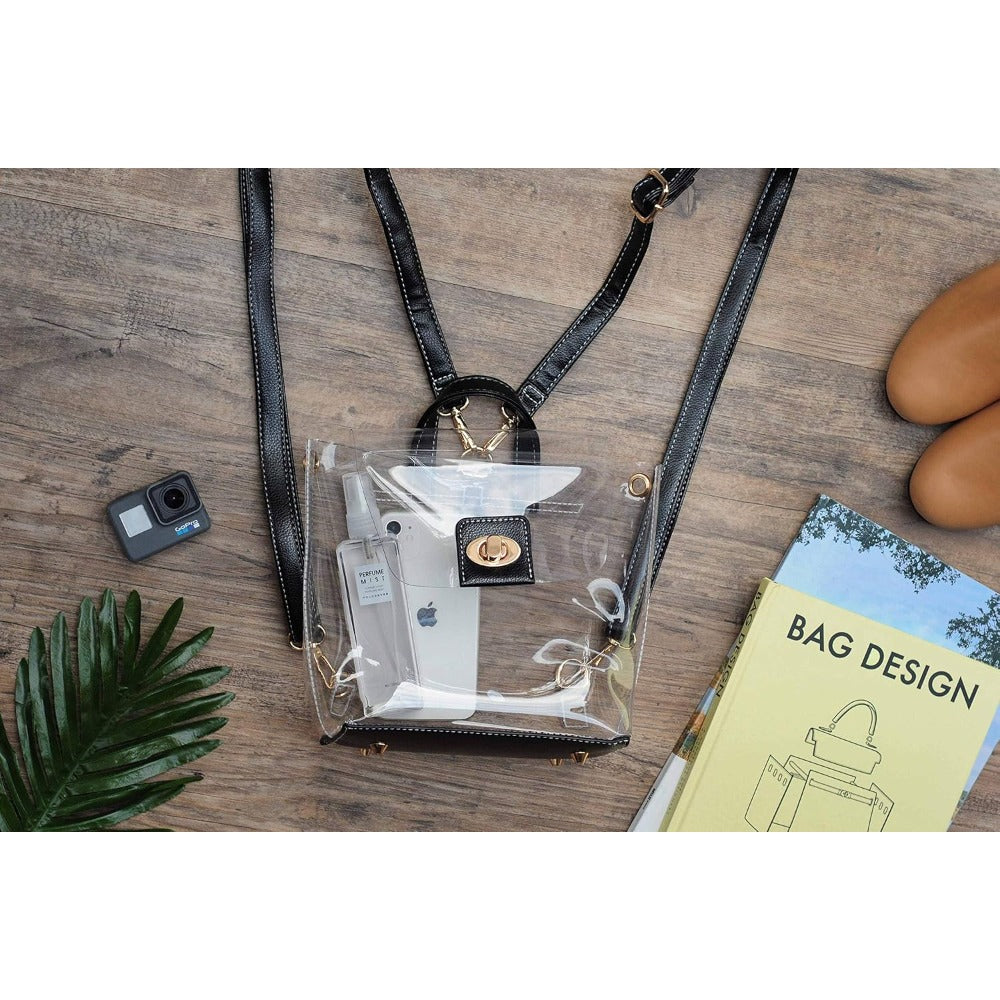 Multifunction Clear Backpack - Hoxis Bags