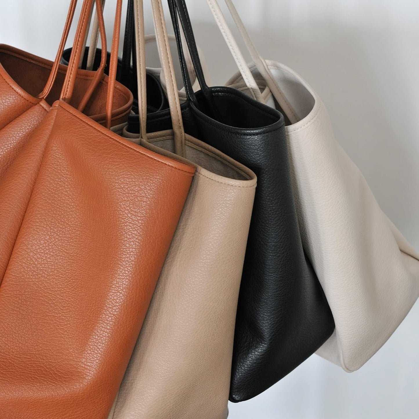 Oversized Vegan Leather Tote Women's Travel Bag - Hoxis Bags