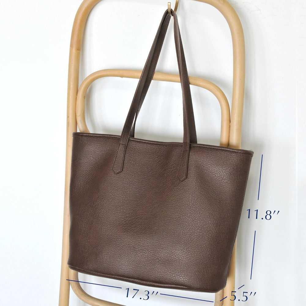 Soft Vegan Leather Handbag - Hoxis Bags