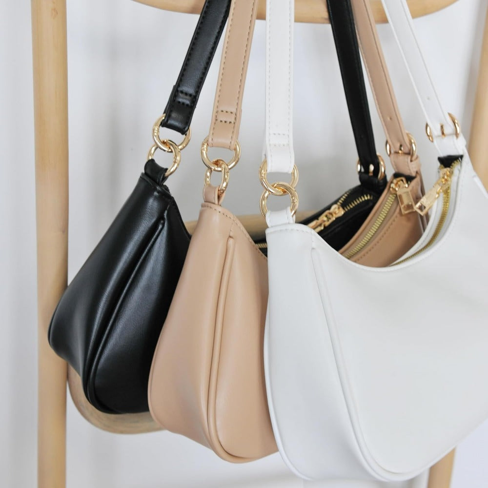 Women's Crescent Shoulder Bag - Hoxis Bags