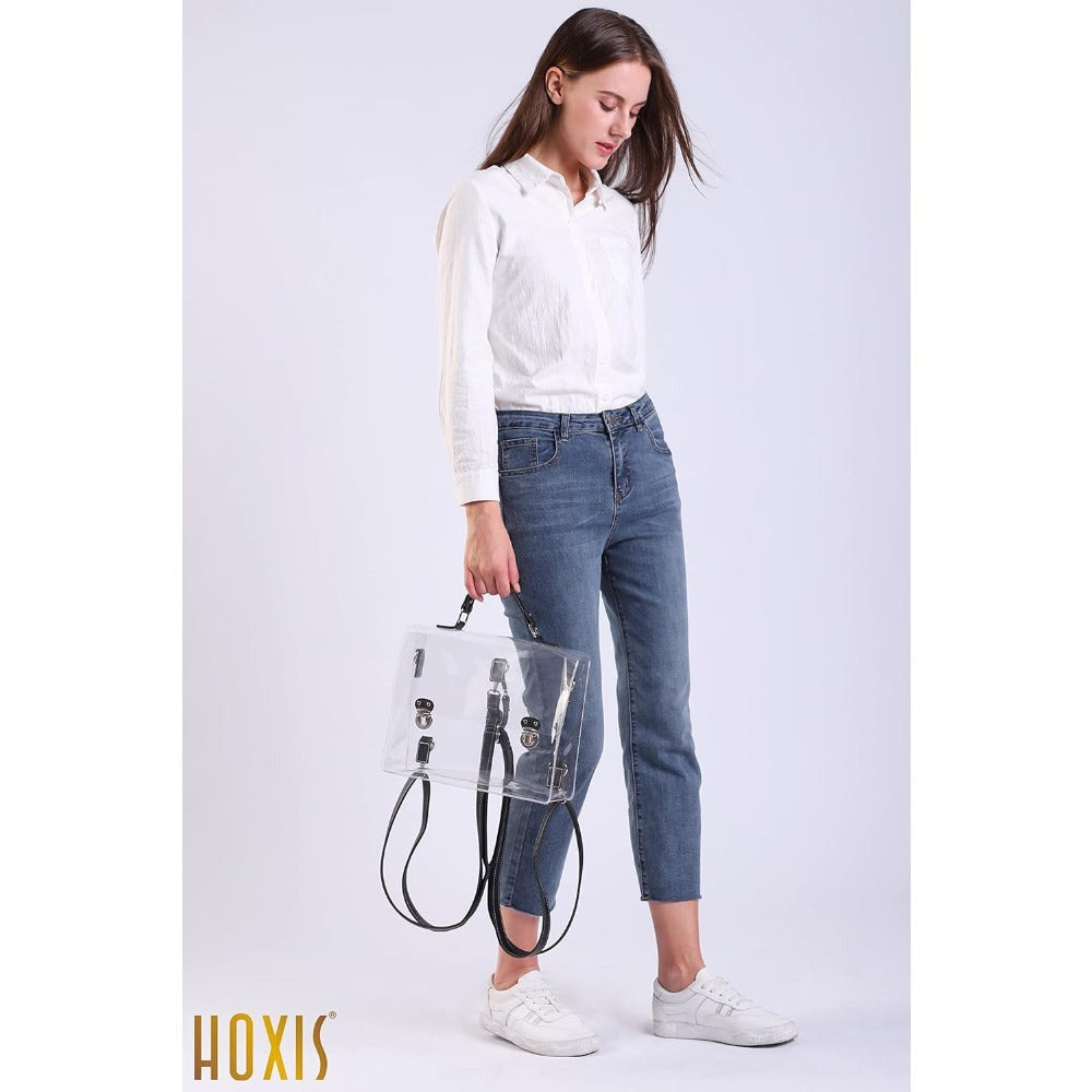 Clear PVC School Backpack - Hoxis Bags