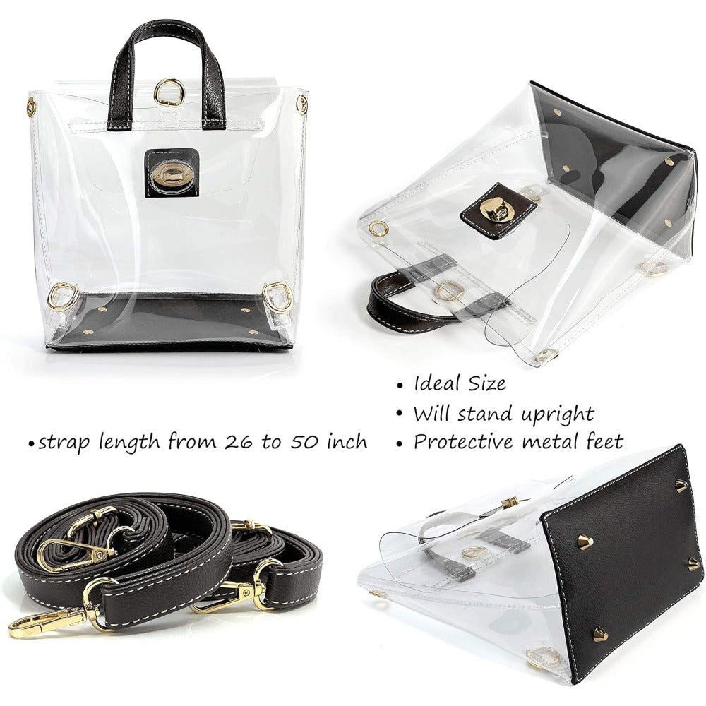 Multifunction Clear Backpack - Hoxis Bags