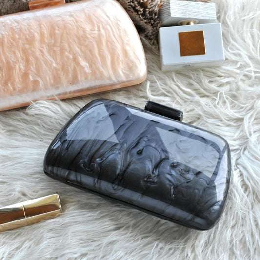 Acrylic Evening Clutch Bag - Hoxis Bags