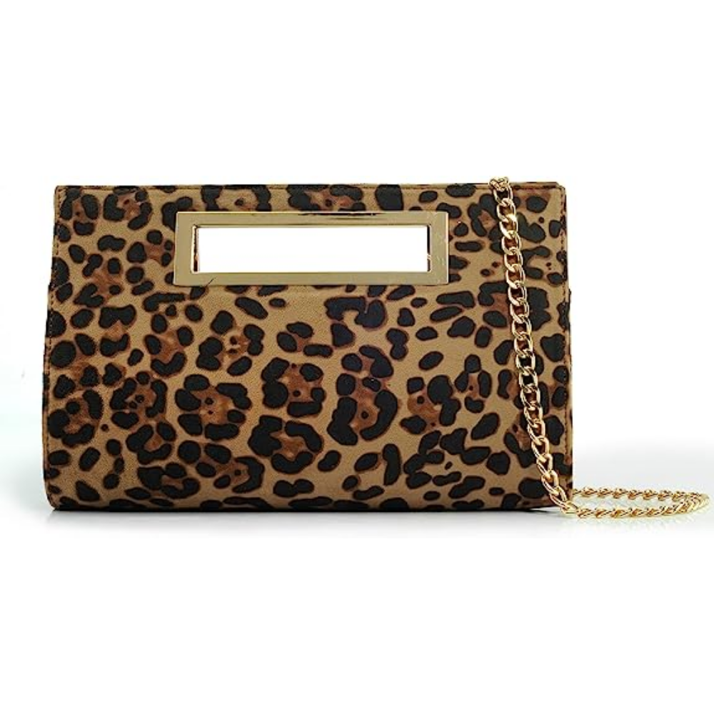 Metal Grip Cut it out Clutch - Hoxis Bags
