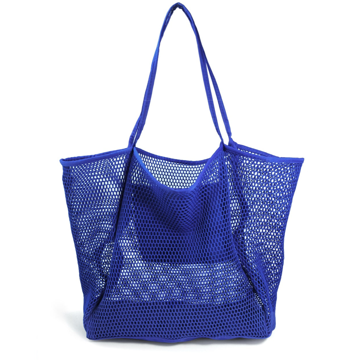Mesh Beach Tote Klein Blue - Hoxis Bags