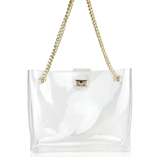 Clear Turnlock Shoulder - Hoxis Bags