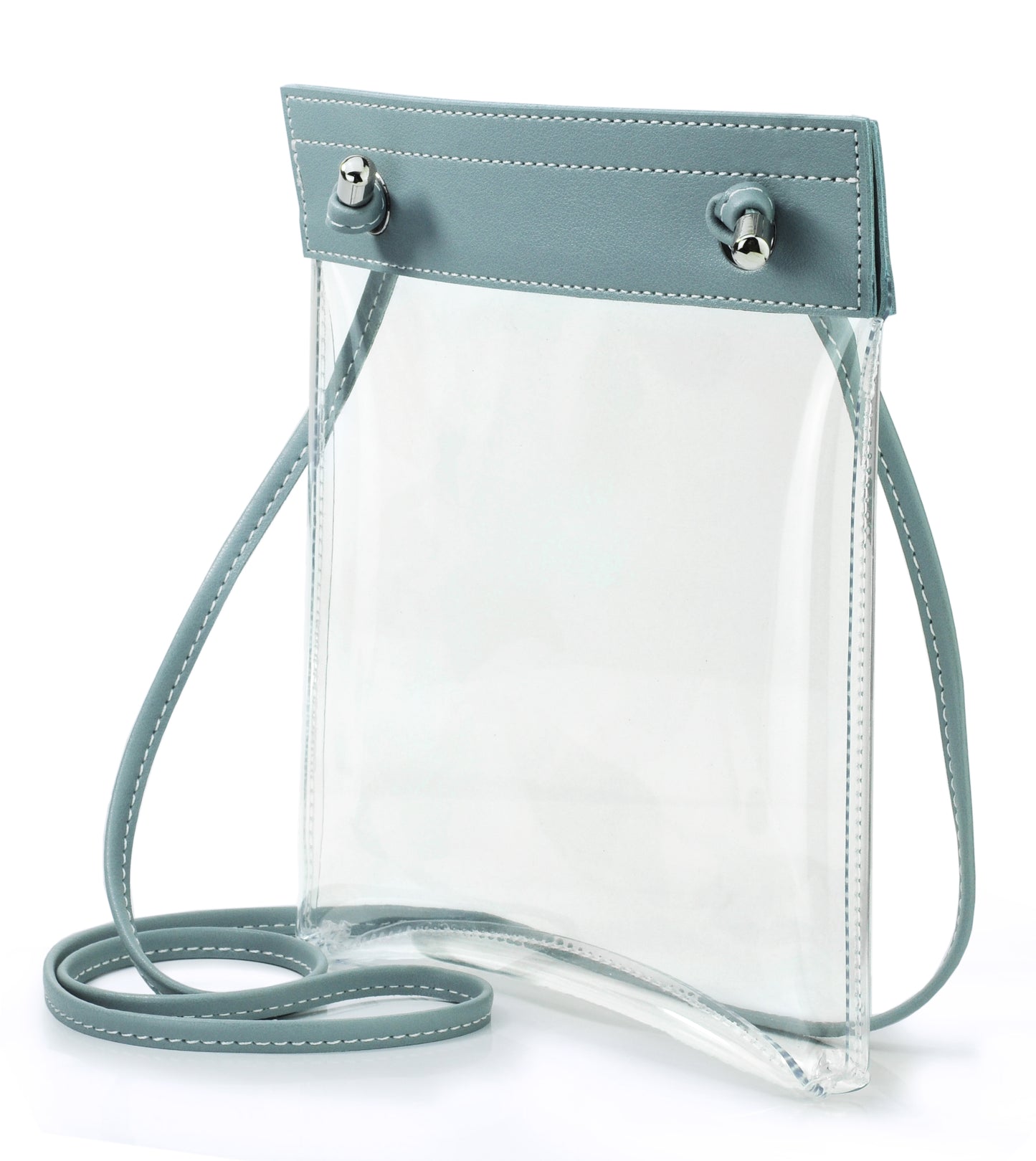 Clear Flat Crossbody - Hoxis Bags