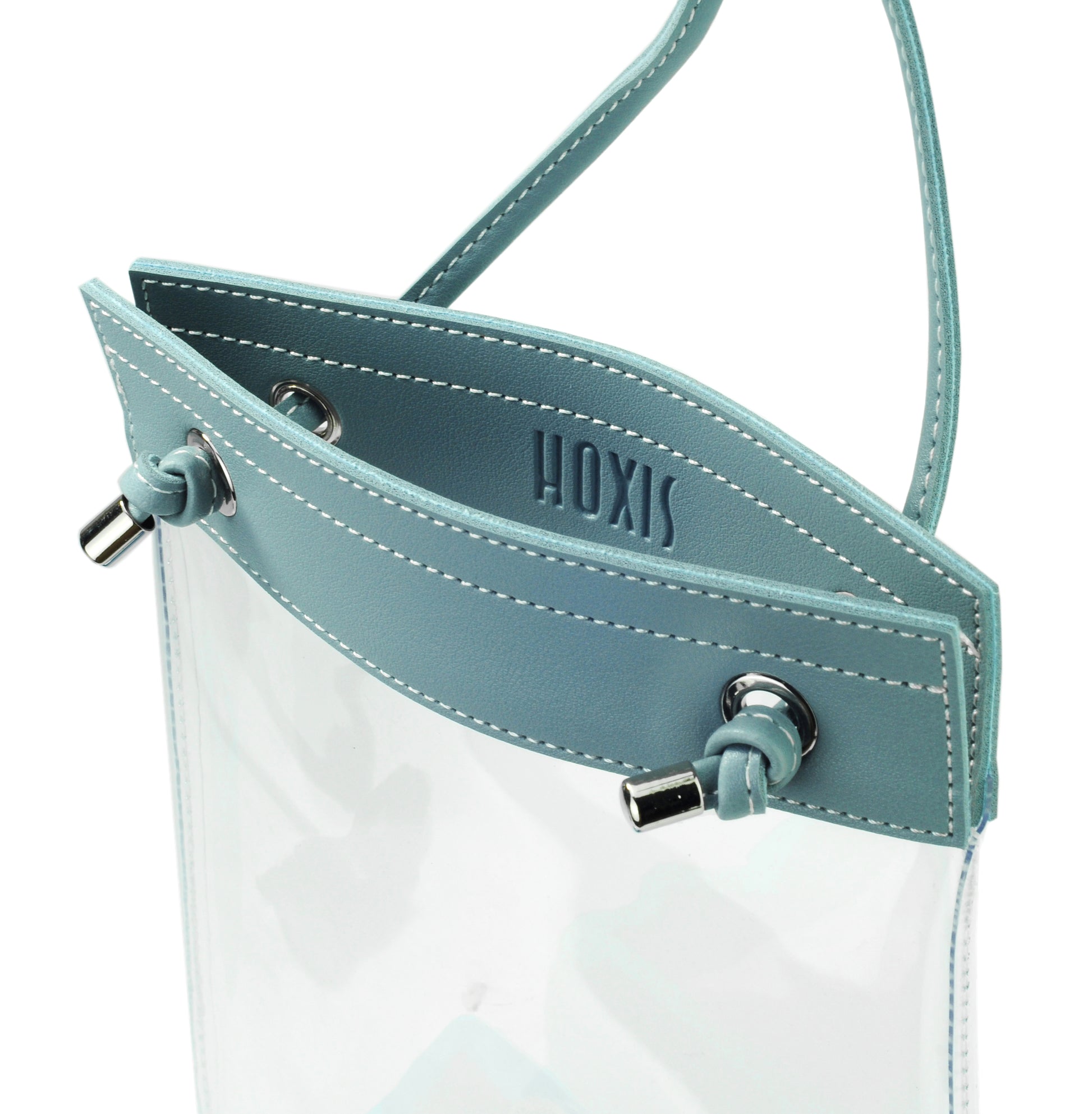 Clear Flat Crossbody - Hoxis Bags