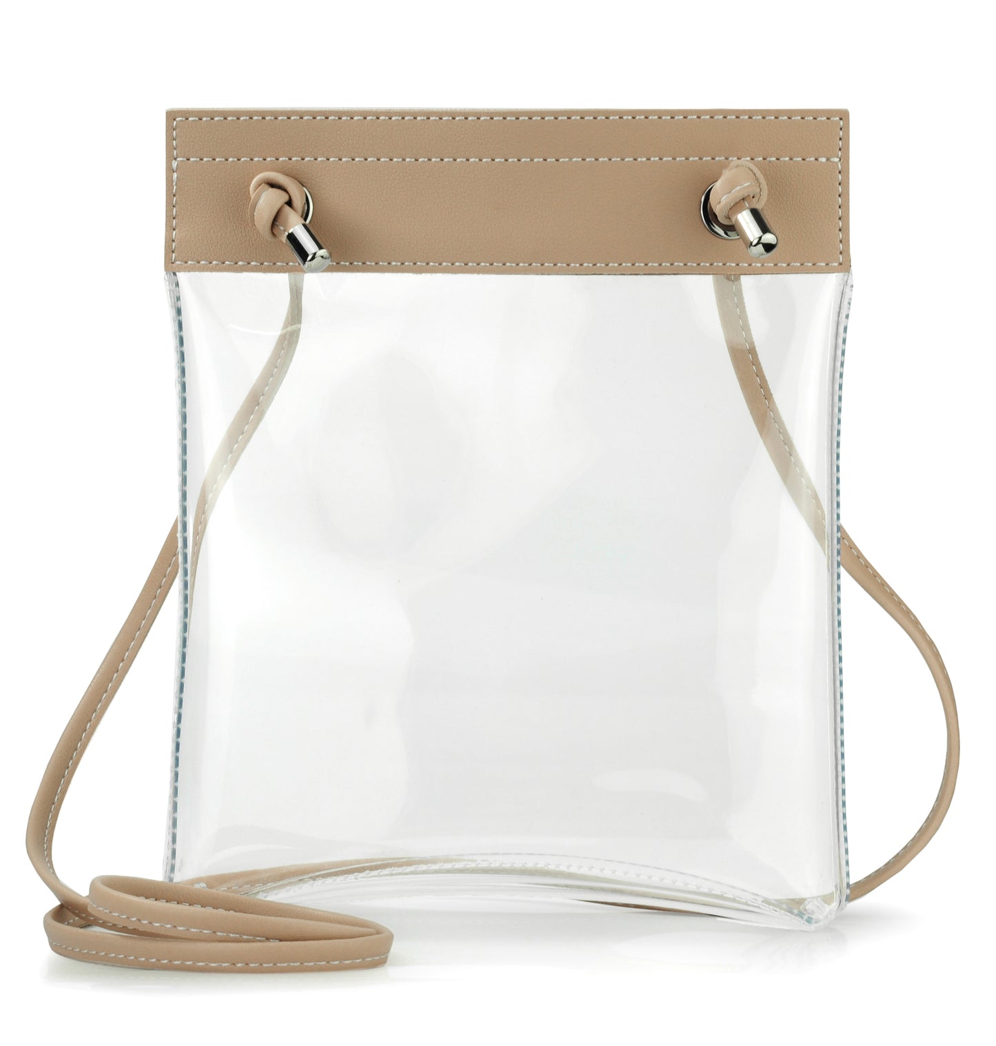 Clear Flat Crossbody - Hoxis Bags