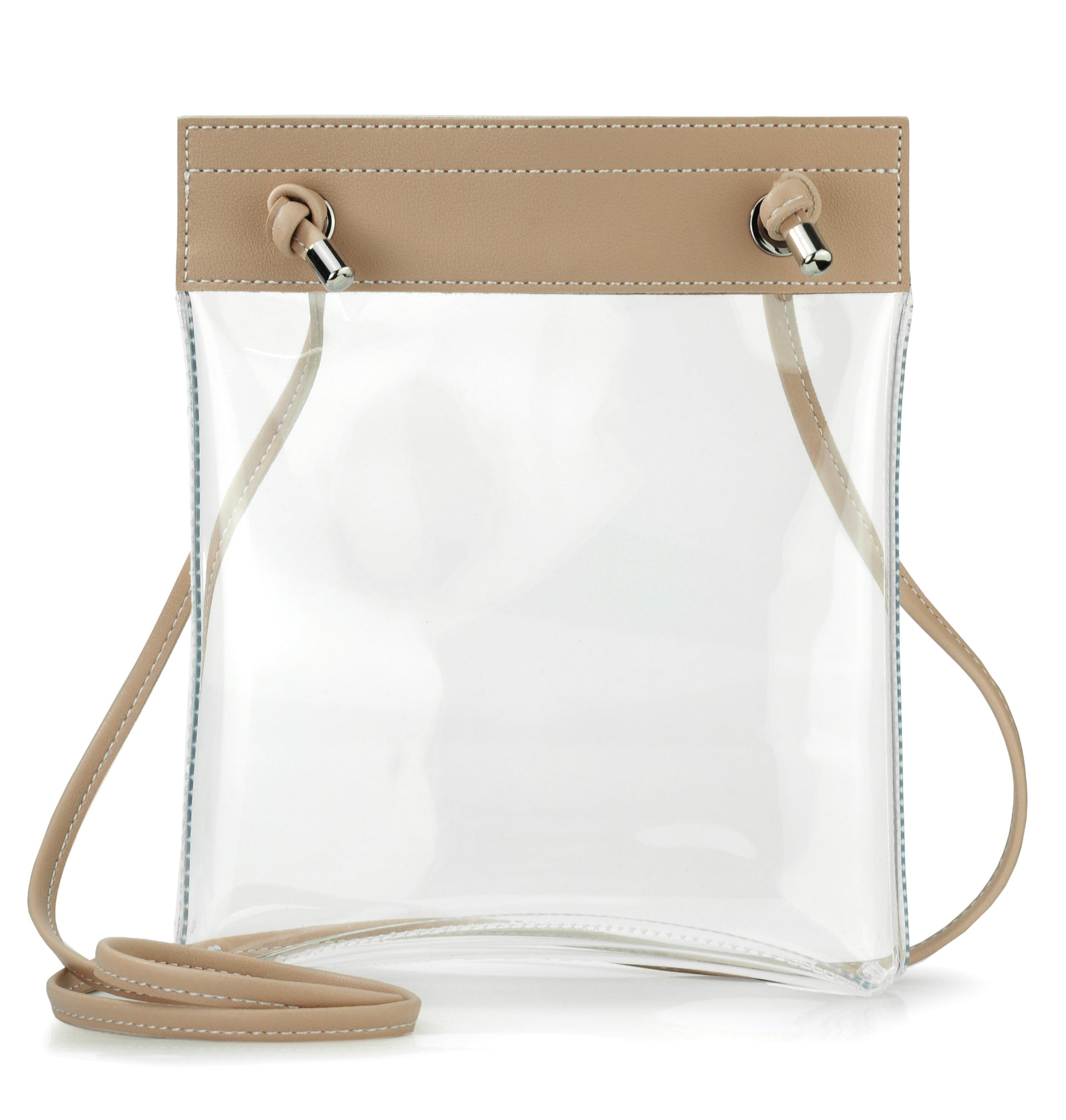 Clear Flat Crossbody - Hoxis Bags