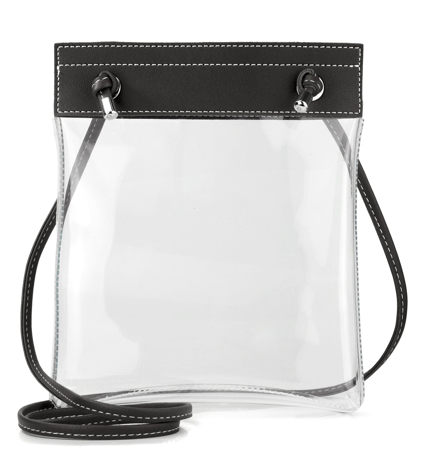 Clear Flat Crossbody - Hoxis Bags