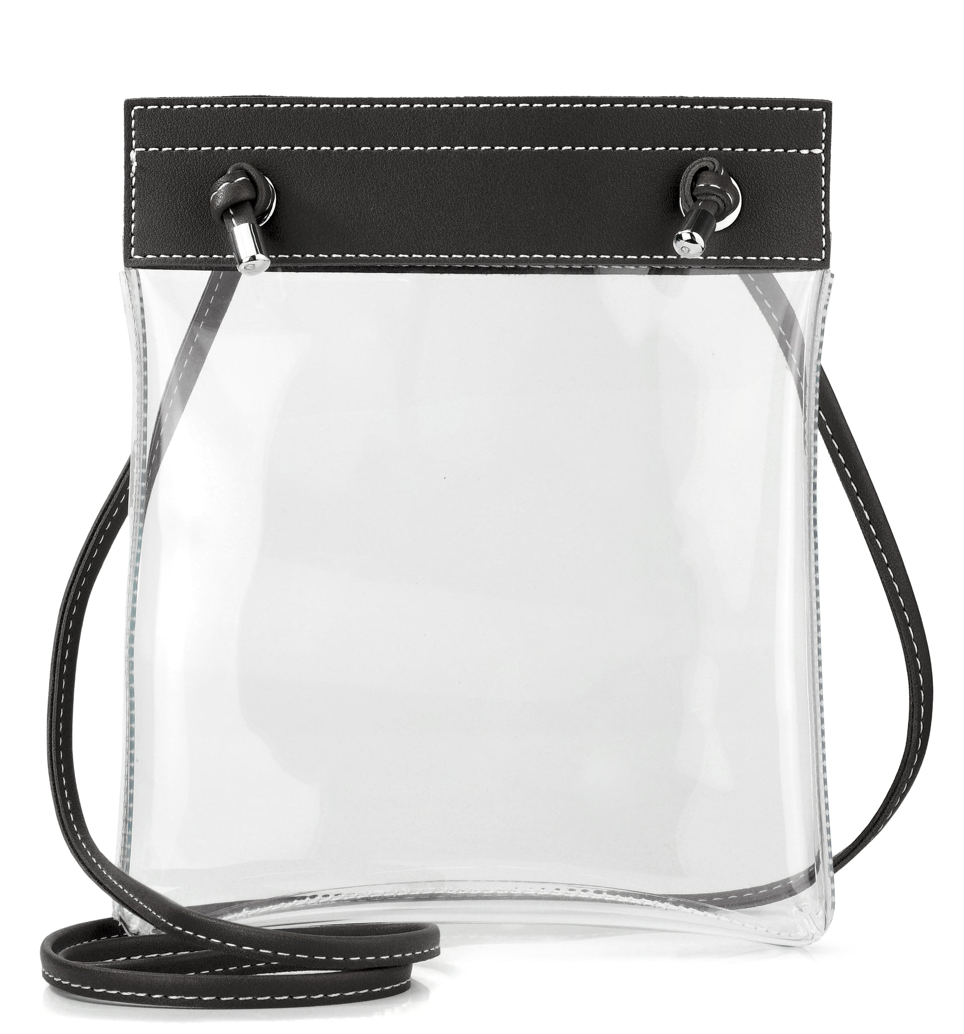 Clear Flat Crossbody - Hoxis Bags