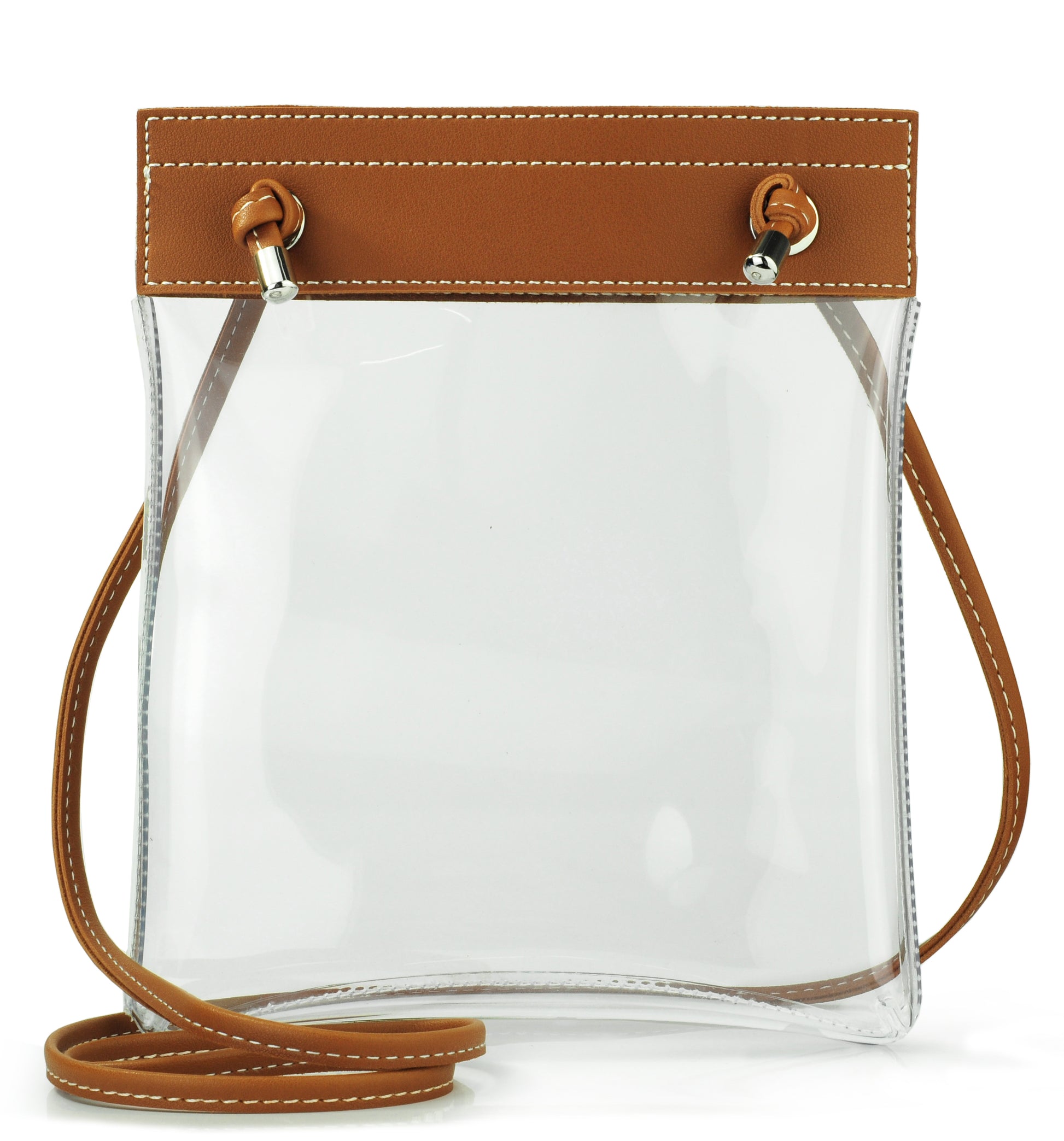 Clear Flat Crossbody - Hoxis Bags