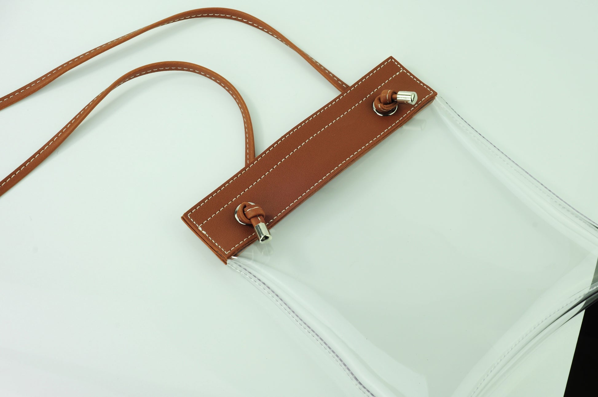 Clear Flat Crossbody - Hoxis Bags