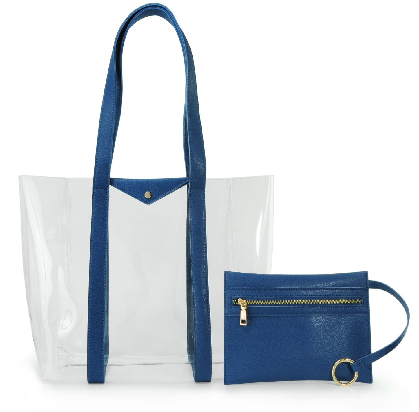 Clear Tote with Pouch - Hoxis Bags