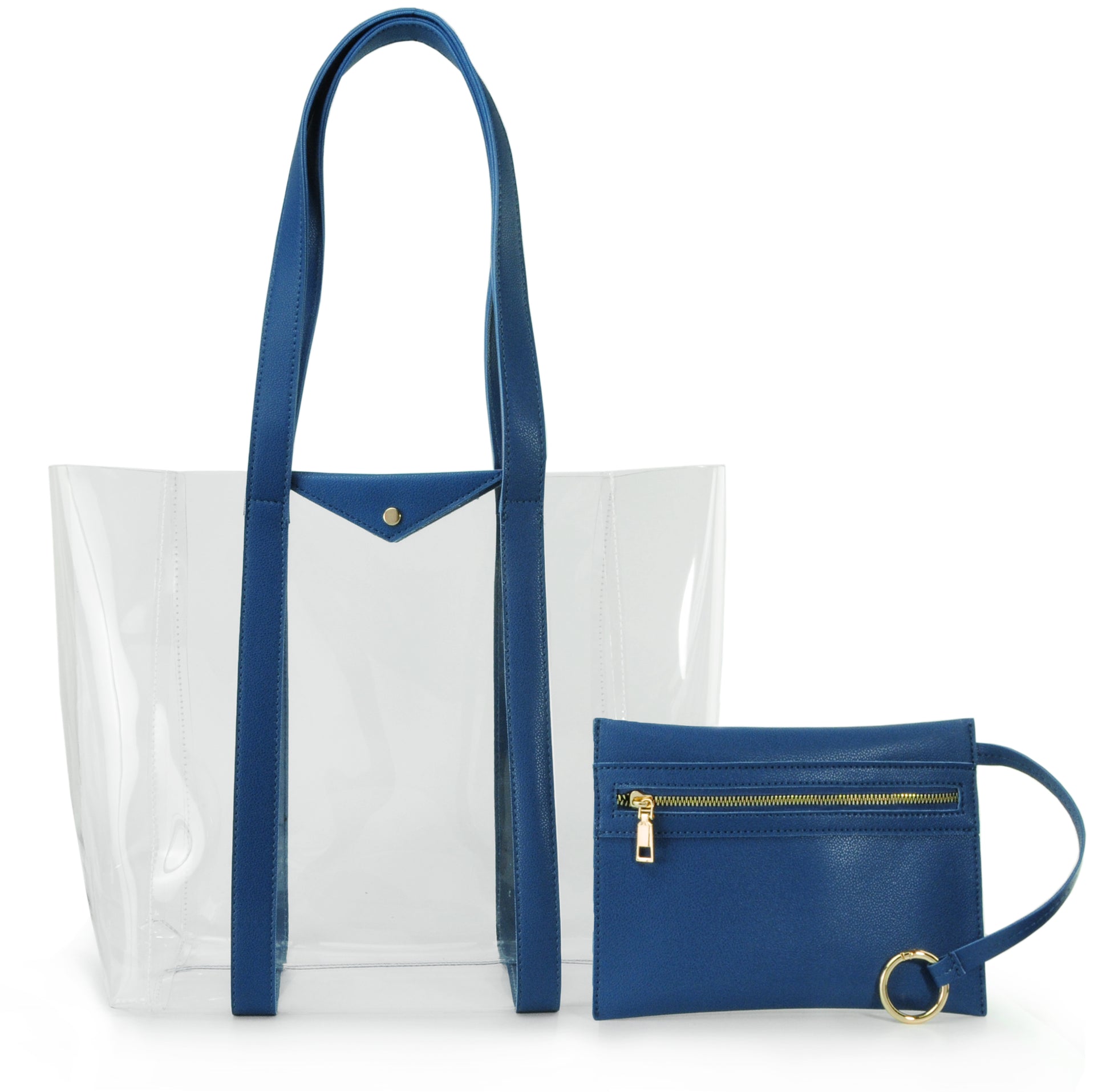 Clear Tote with Pouch - Hoxis Bags