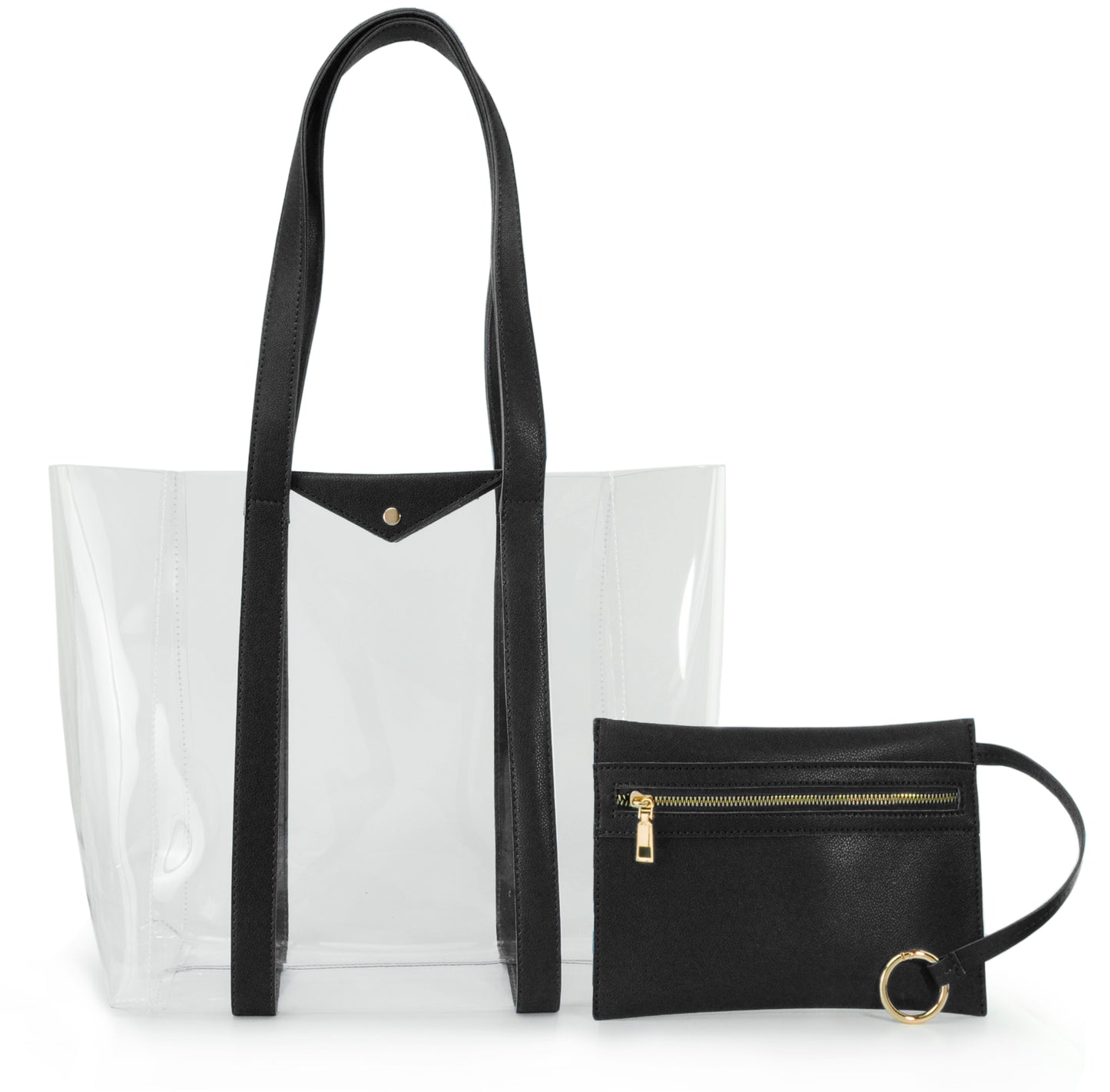 Clear Tote with Pouch - Hoxis Bags