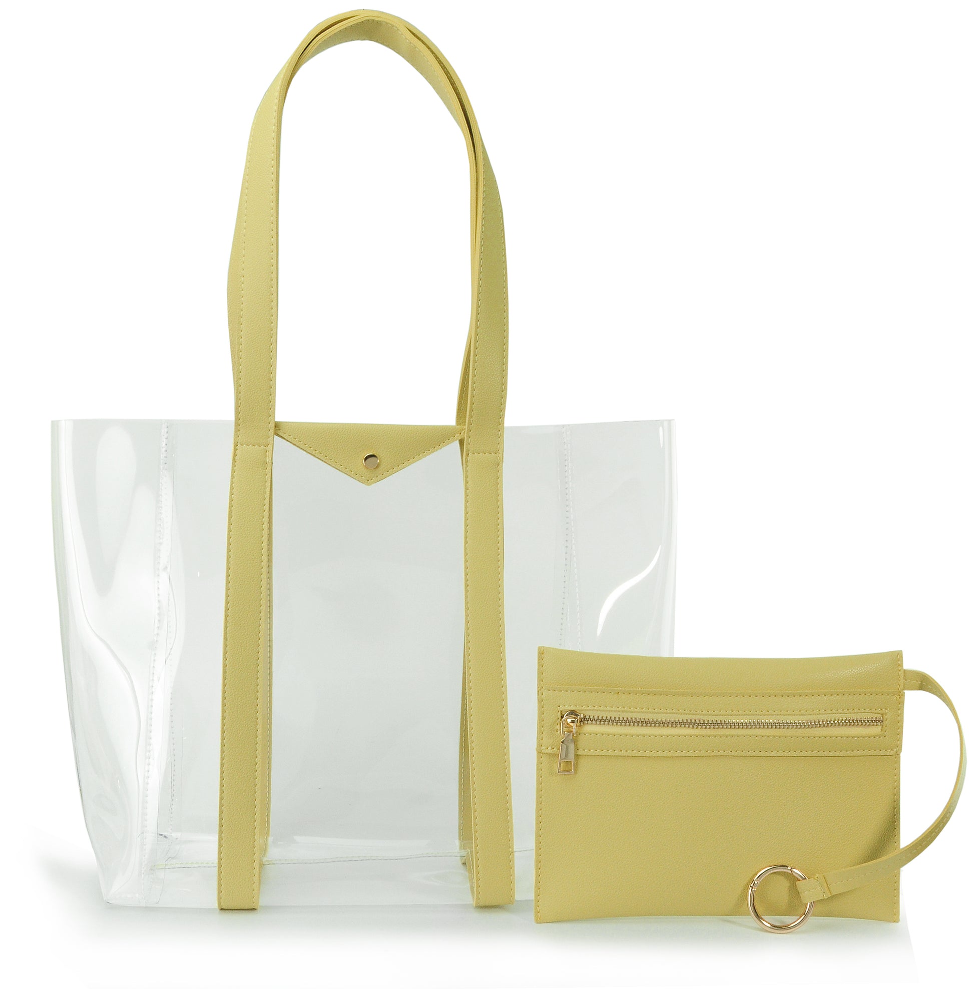 Clear Tote with Pouch - Hoxis Bags