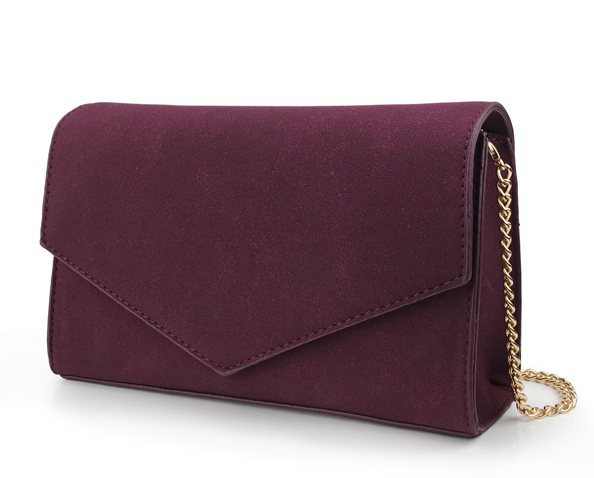 Suede Envelope Clutch - Hoxis Bags