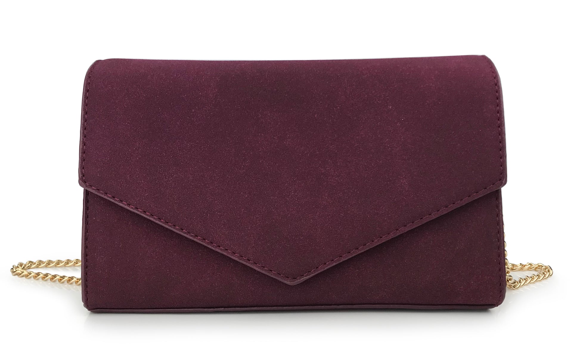 Suede Envelope Clutch - Hoxis Bags
