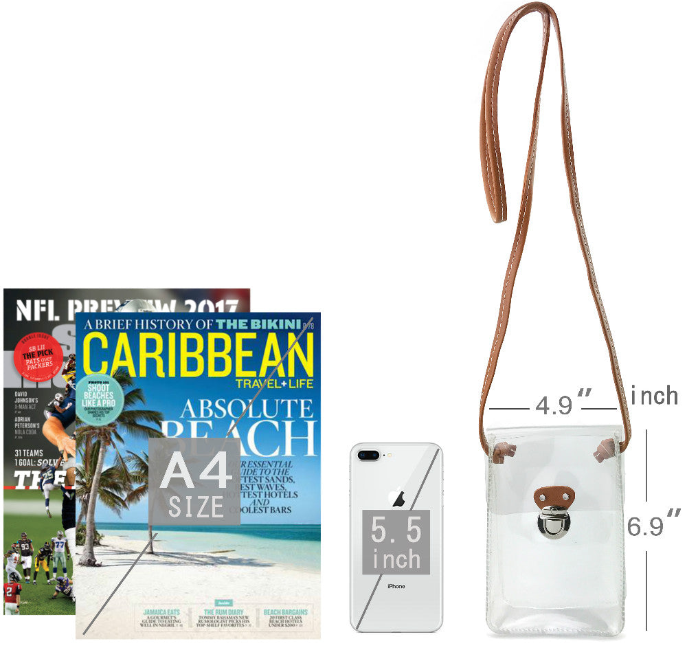 Clear Mini Cross Body - Hoxis Bags